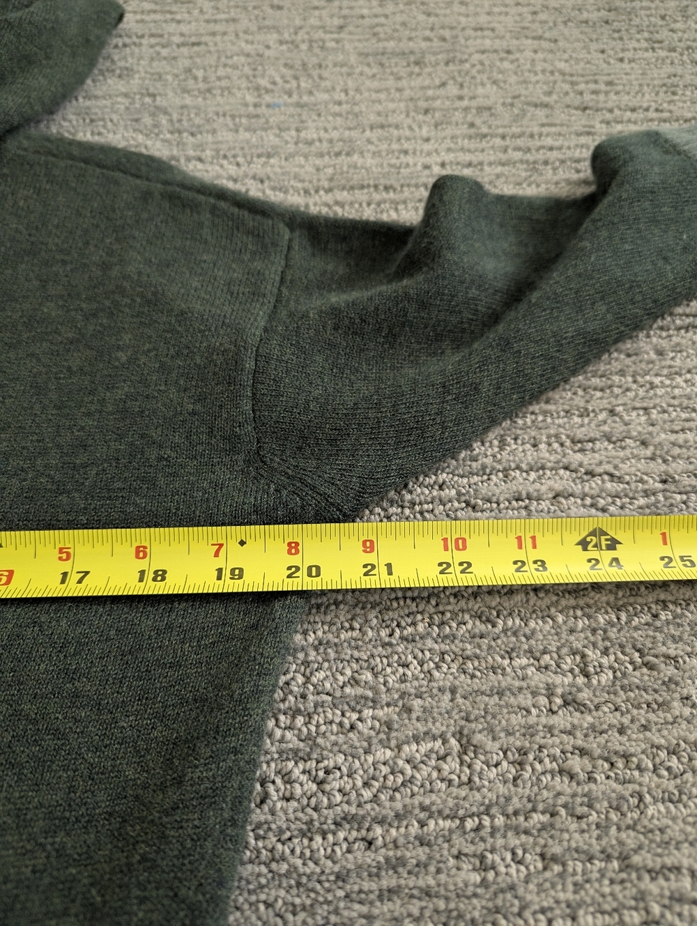 Athleta 100% Merino Wool Nopa Hooded Sweater Double Sleeve Cuffs - Picture 8 of 11